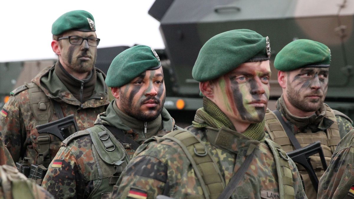Żołnierze Bundeswehry podczas polsko-niemieckich ćwiczeń