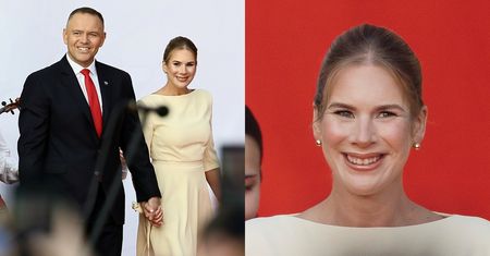 Marta Nawrocka zadaje szyku podczas rocznicy zaprzysiężenia męża (ZDJĘCIA)