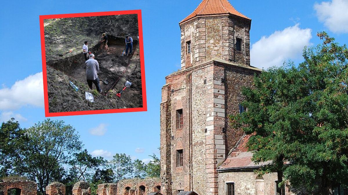 Archeolodzy badają fosę zamku w Toszku
