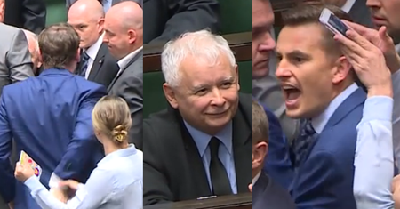 PRZEPYCHANKI W SEJMIE! Posłowie wyrywali sobie telefony komórkowe. "DOSZŁO DO FIZYCZNEJ NAPAŚCI!"