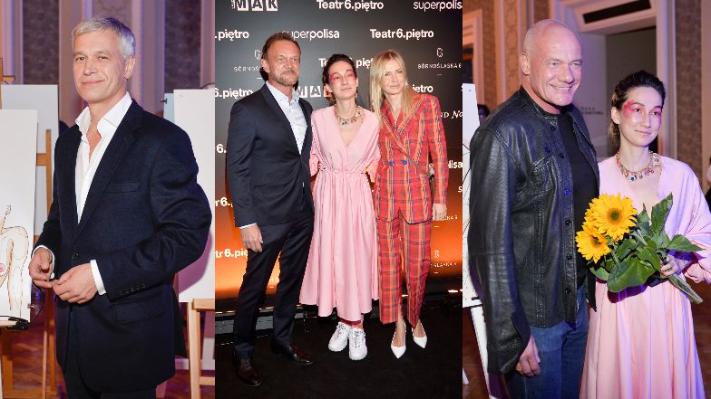 Wernisaż córki Cezarego Pazury