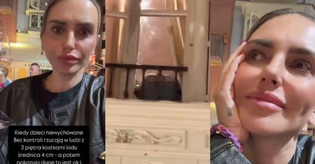Monika Goździalska utyskuje na "niewychowane" dzieci, które zepsuły jej wizytę w knajpie: "Rzucają kostkami lodu i POKAZUJĄ D*PĘ"