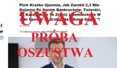 Wirtualna Polska zawiadomi prokuraturę o reklamie giełdy kryptowalut podszywającej się pod tekst Money.pl nt. Piotra Kraśko