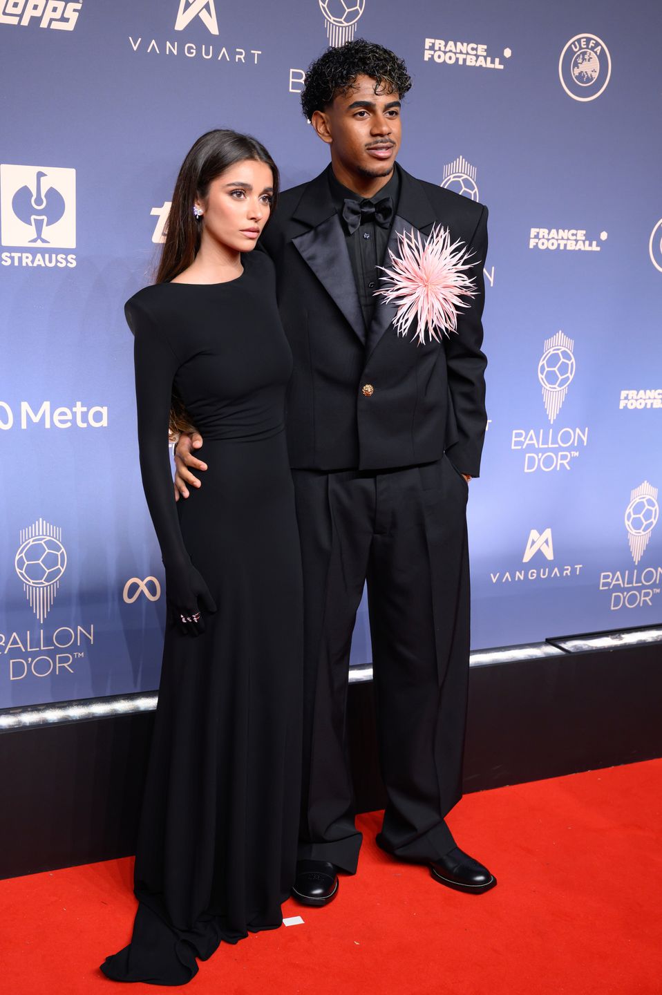 Ines Garcia and Lamine Yamal 