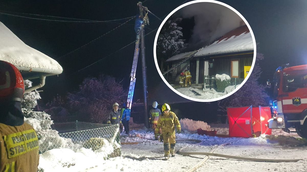 Tragiczny pożar domu w Bujakowie 