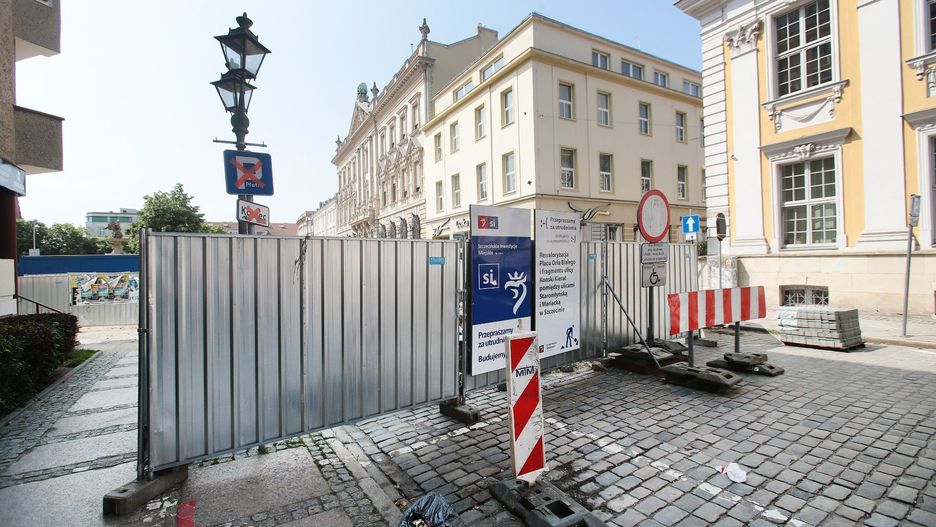 Trwa przebudowa pl. Orła Białego. 