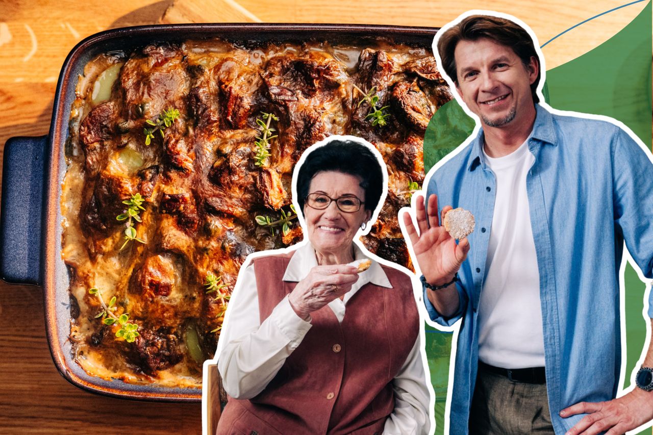 Karol Okrasa najbardziej cieszył się na zrazy. Do przedwojennego przepisu dodał coś od siebie