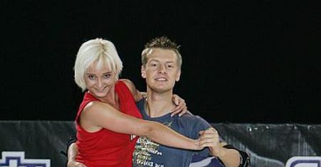 Rafał Mroczek na łyżwach