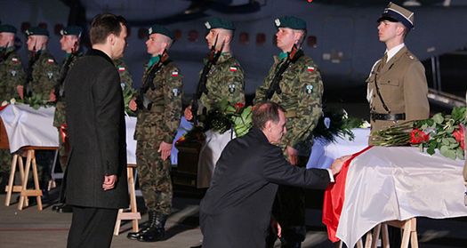 Ciała ofiar w Polsce