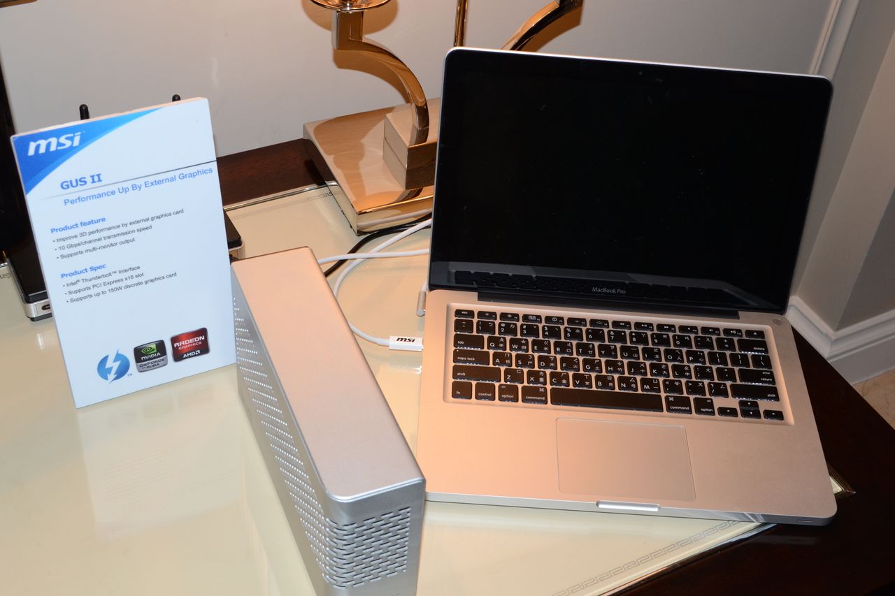 MSI GUS II &amp; MacBook Pro