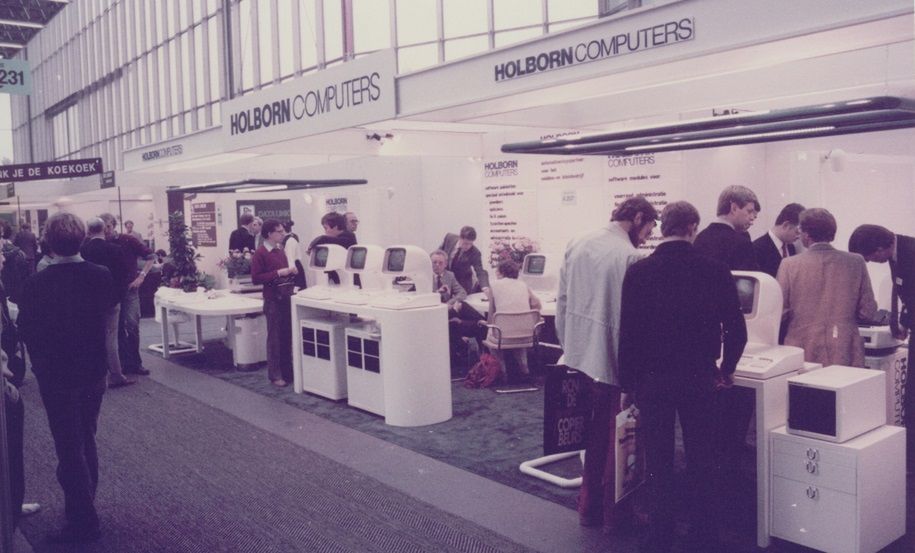 Stoisko Holborn Computers podczas targów w Holandii.
