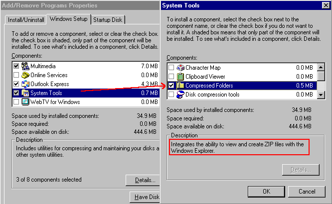 Foldery Skompresowane, czyli ukryty prezent od Windows Me