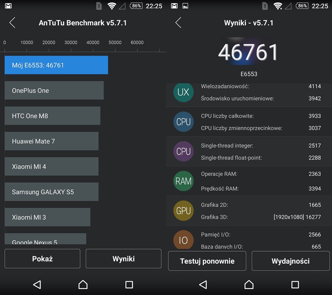 Sony Xperia Z3+ – test smartfonu, który padł ofiarą wyścigu na cyferki 7