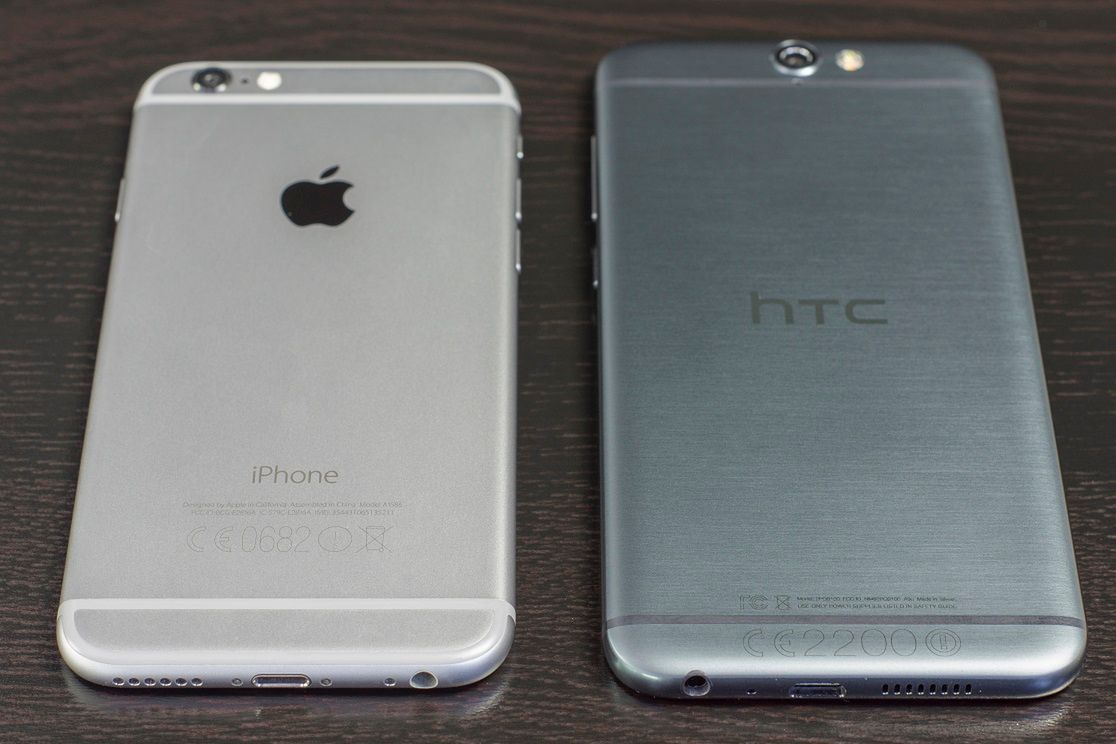 iPhone 6 i HTC One A9