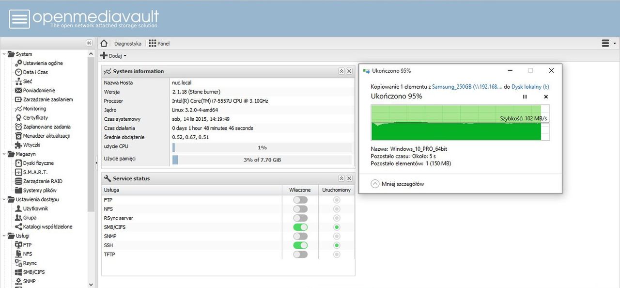 Download - Tutaj podobna sytuacja z tą różnicą, że procesor nie jest praktycznie w ogóle obciążony