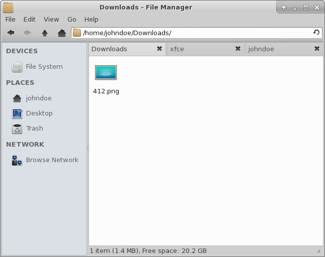 Menedżer plików z przeglądaniem w kartach