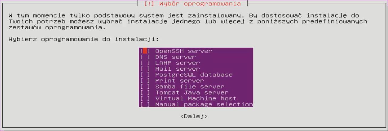 Ubuntu Serwer - Instalacja 022