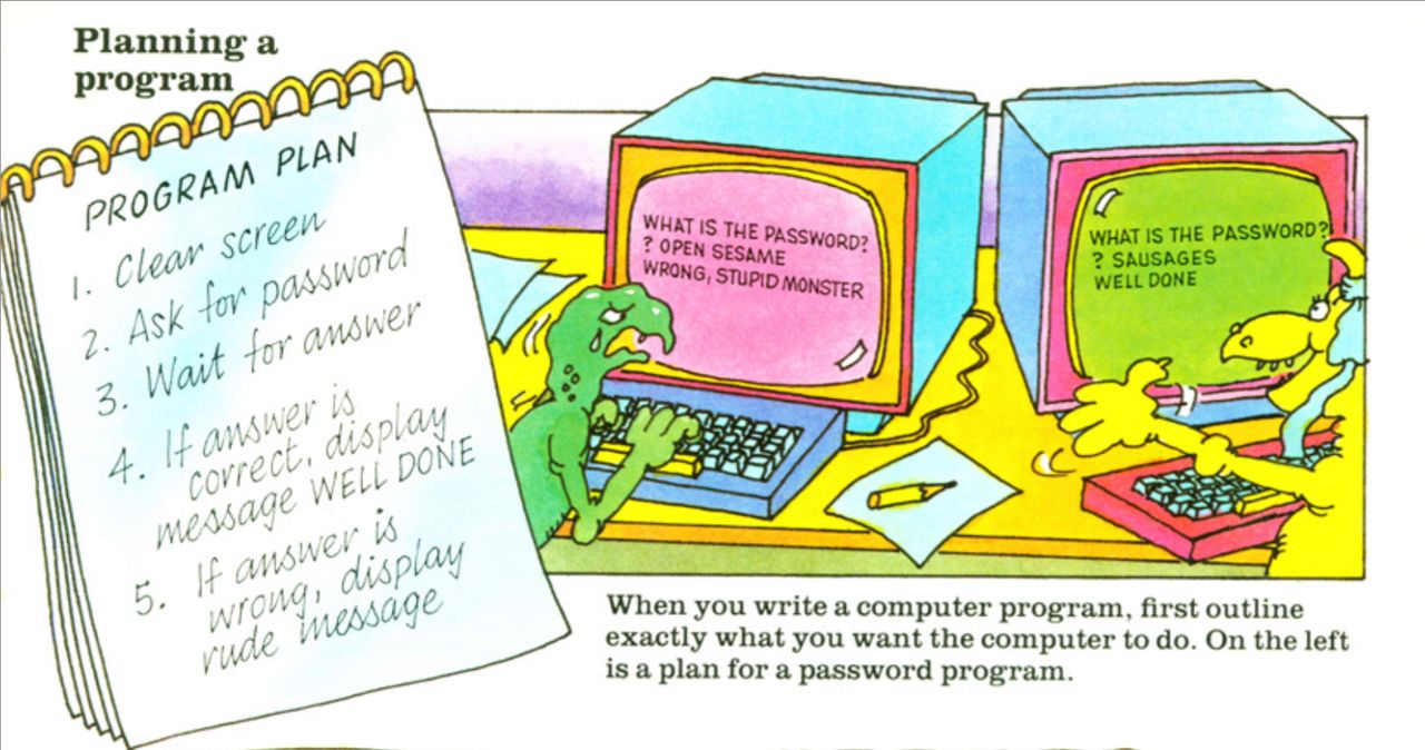 Książki Usborne Publishing przekazują w zabawny sposób tajniki związane z programowaniem mikrokomputerów.