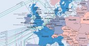 Główne arterie Internetu na mapie Świata