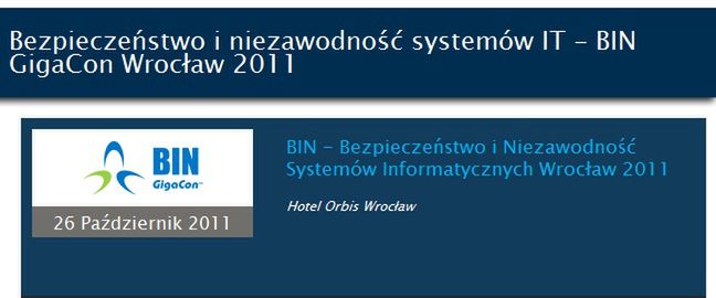 GigaCom 26-10-2011 - słów kilka