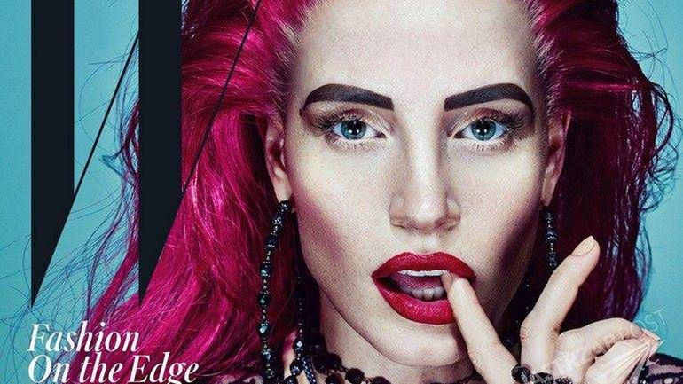 Jessica Chastain na okładce magazynu W, listopad 2015 (fot. magazyn W)