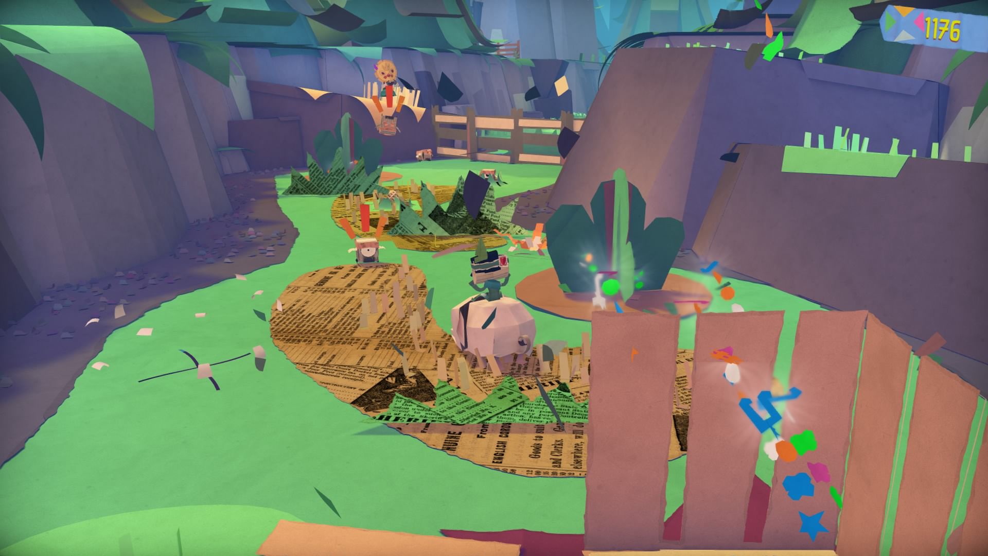 Tearaway Unfolded — papierowy heros biegający po kartonowym świecie 4