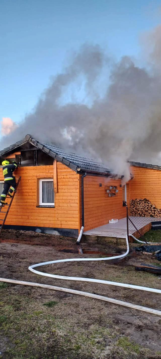 Pożar w Nasz Nowy Dom