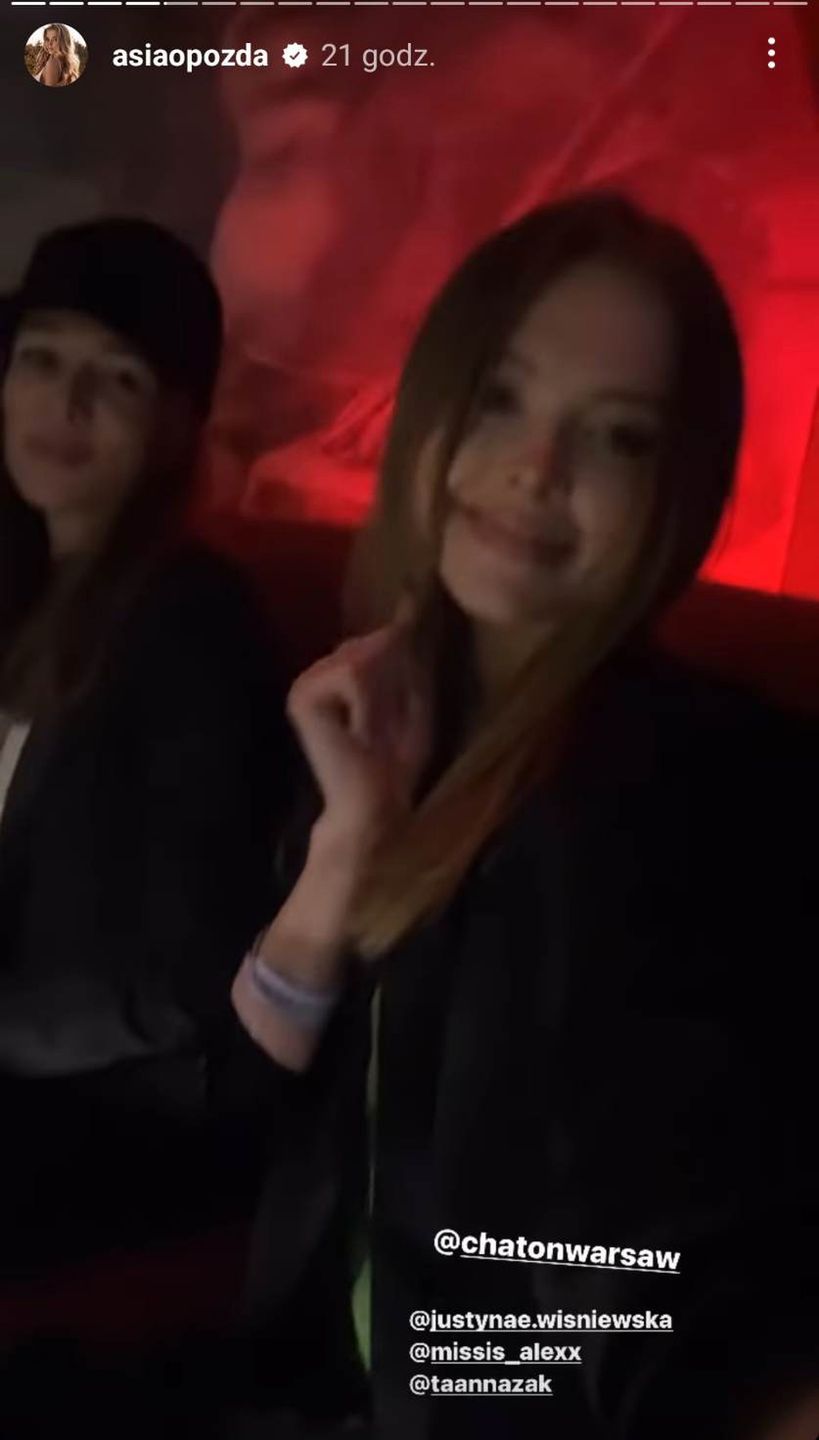 Joanna Opozda na imprezie