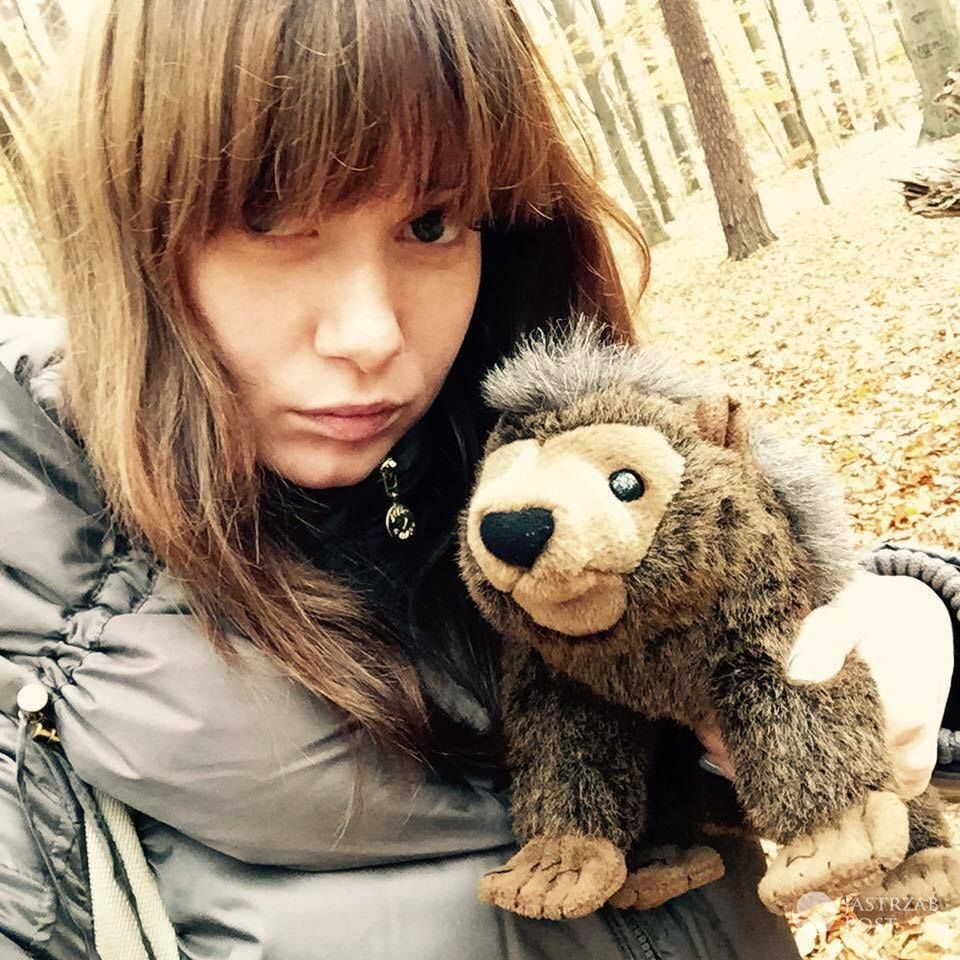 Karolina Malinowska na wycieczce szkolnej swoich synów