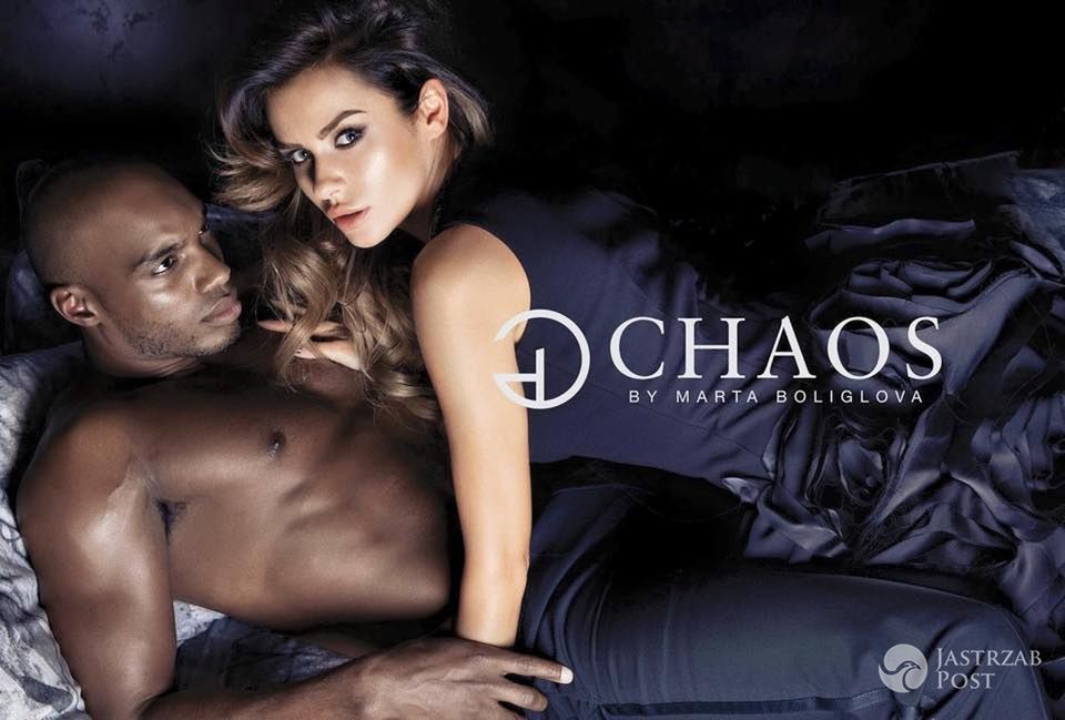 Natalia Siwiec i Andre Whyte w kampanii dla marki Chaos by Marta Boliglova
