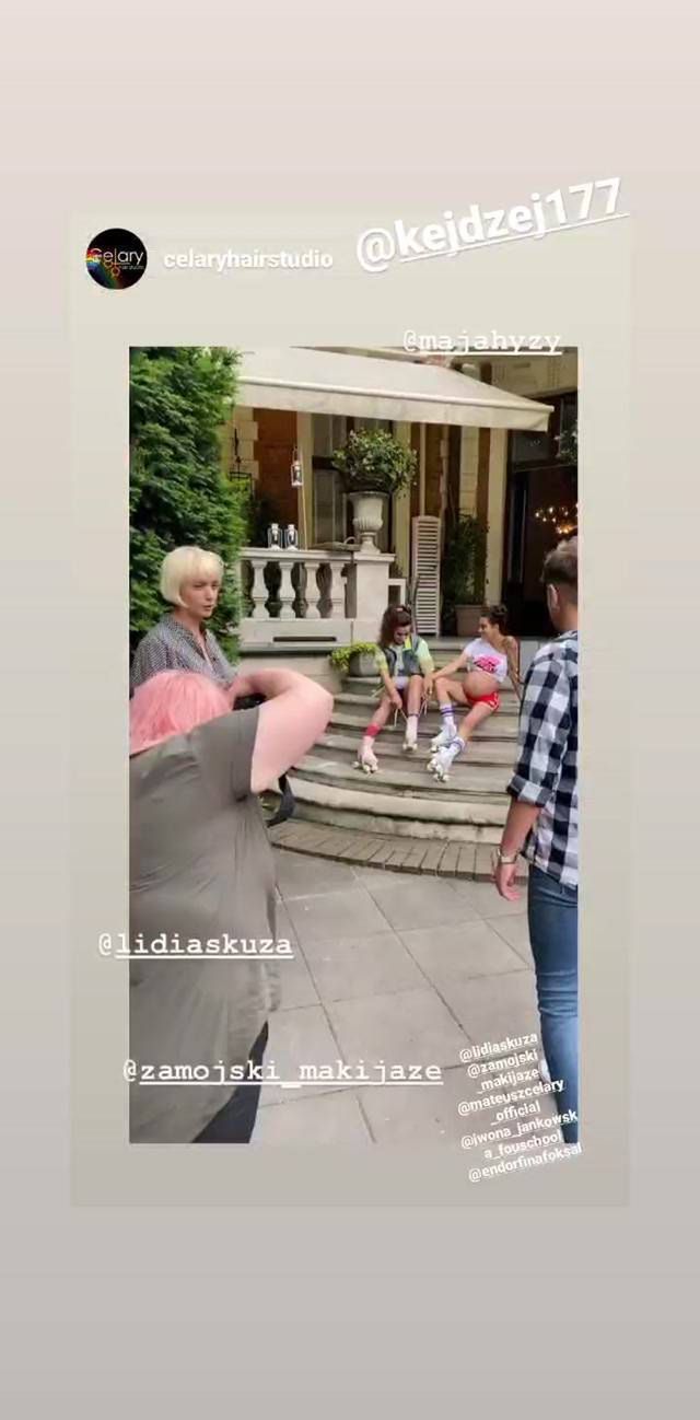 Maja Hyży w sesji z siostrą