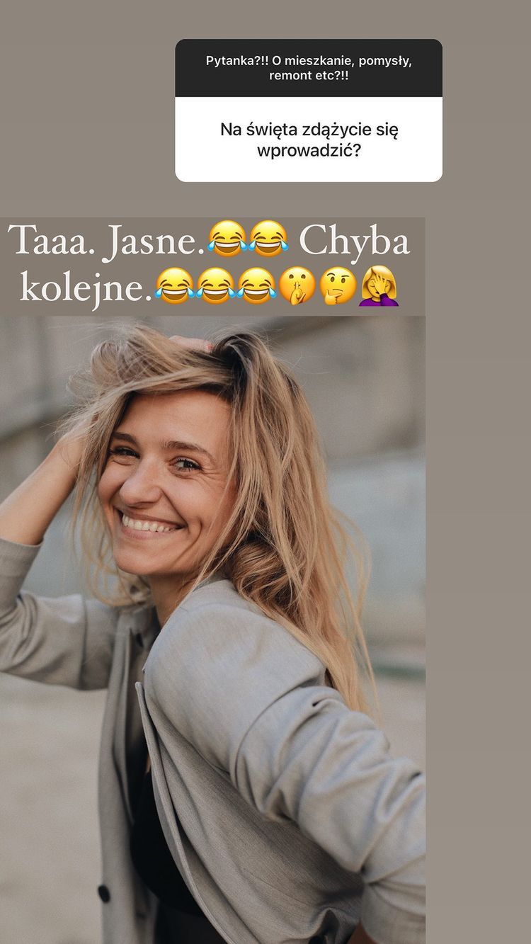 Joanna Koroniewska o nowym mieszkaniu