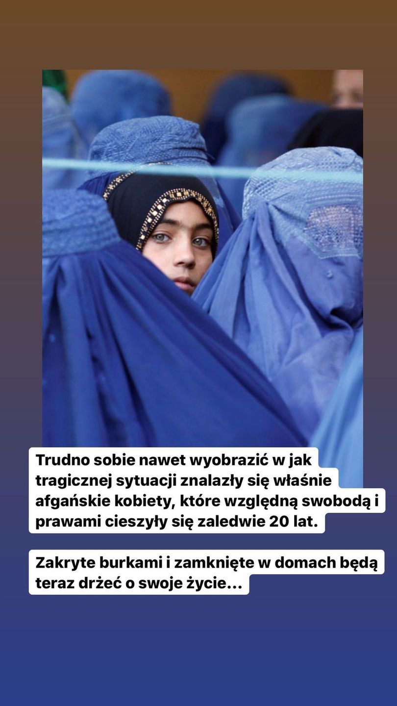 Kinga Rusin komentuje sytuację w Afganistanie