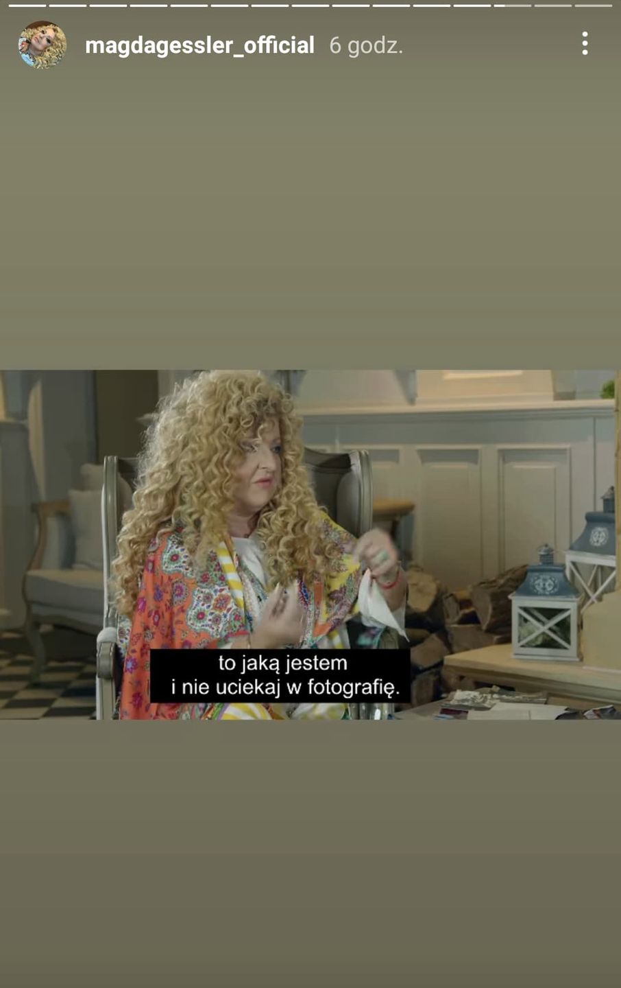 Magda Gessler podarła swoje stare zdjęcie