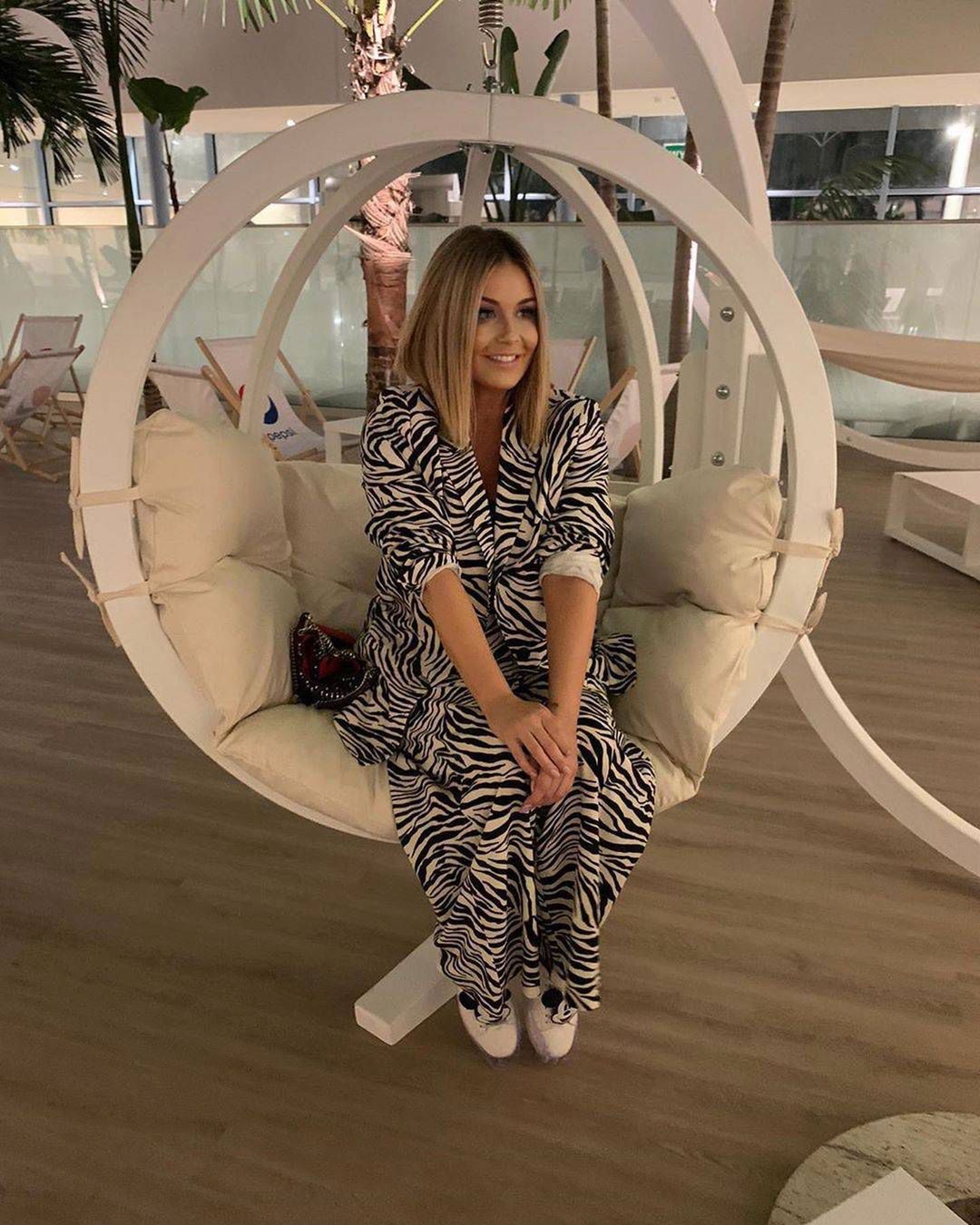 Małgorzata Roznek na otwarciu basenu