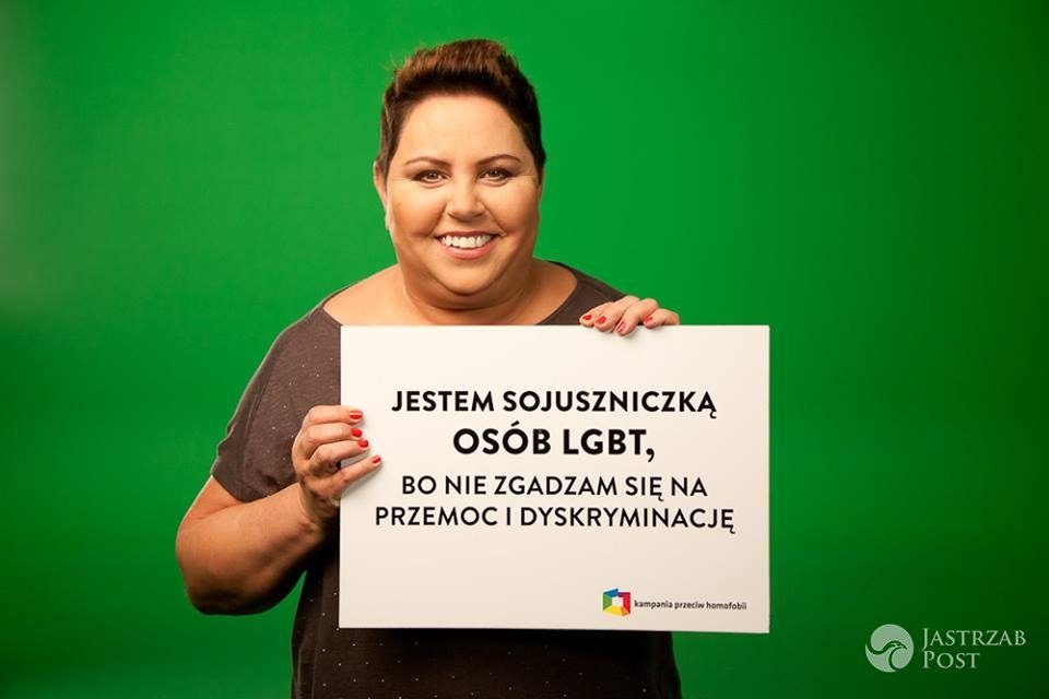 Dorota Wellman wspiera osoby LGBT