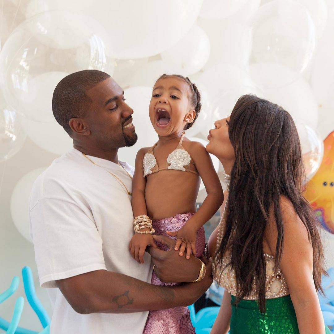 North West, Kanye West, Kim Kardashian