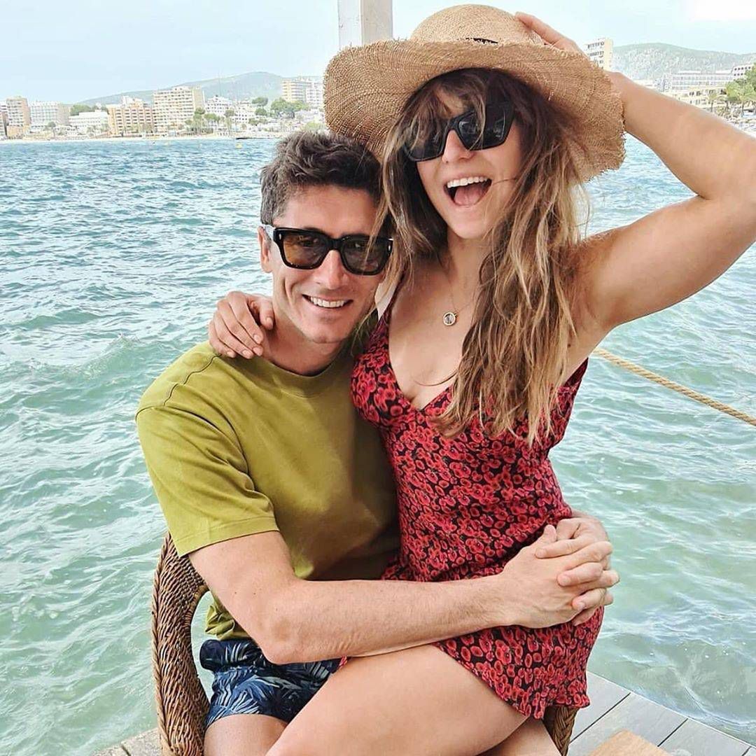 Anna i Robert Lewandowscy na wakacjach