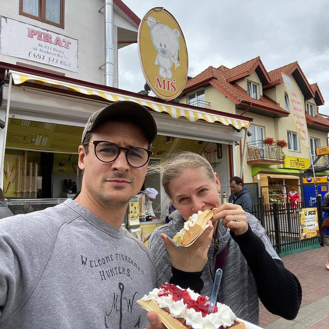 Mateusz Damięcki i Paulina Andrzejewska