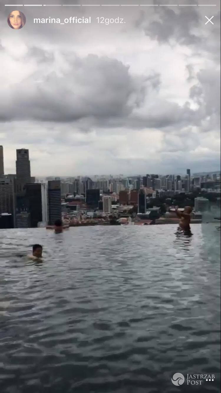 Marina Łuczenko-Szczęsna na wakacjach w Singapurze - Instagram