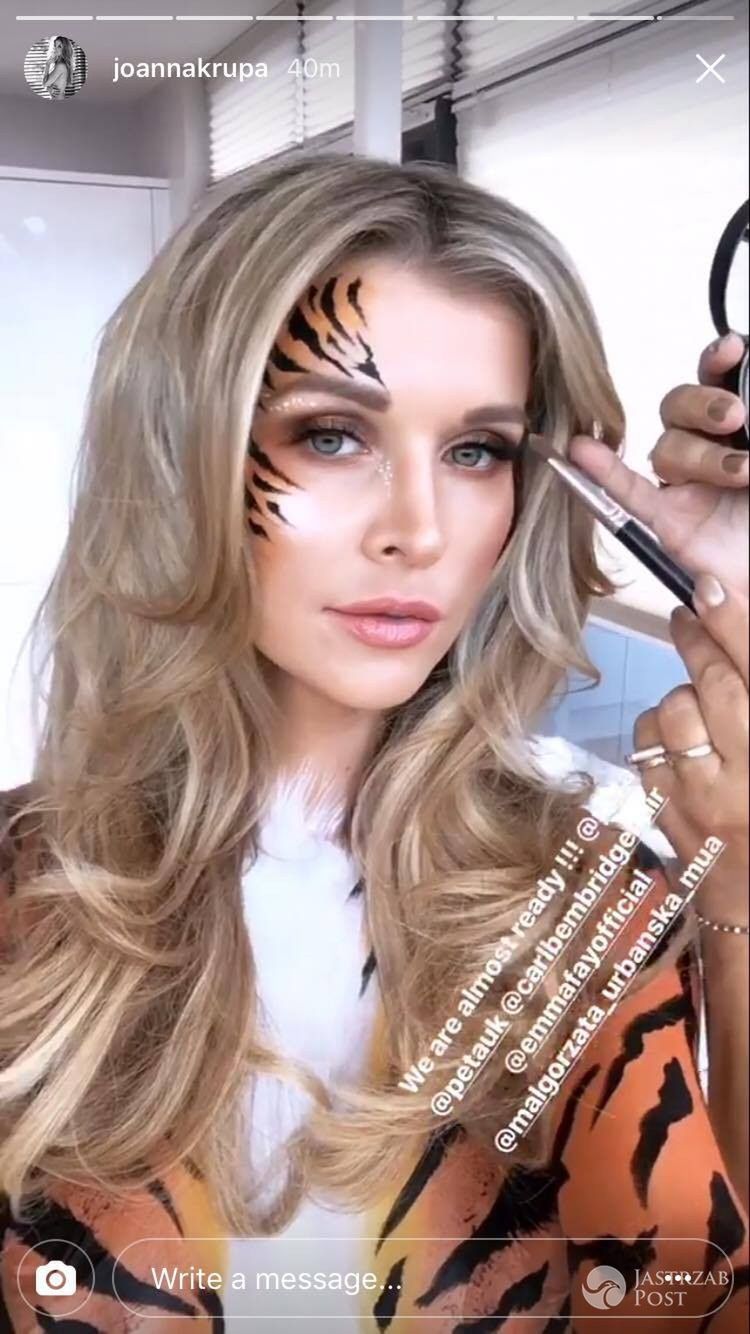 Pomalowana farbą Joanna Krupa w kampanii PETA