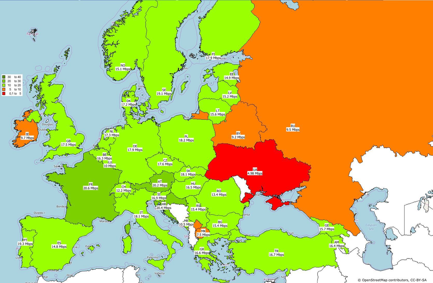 Jakość i szybkość internetu mobilnego w Europie. Polska wypada naprawdę dobrze 2