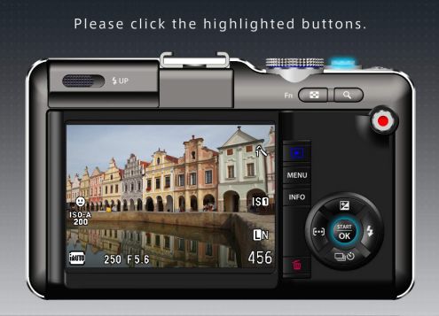 Olympus E-PL1: symulator Live Guide 1