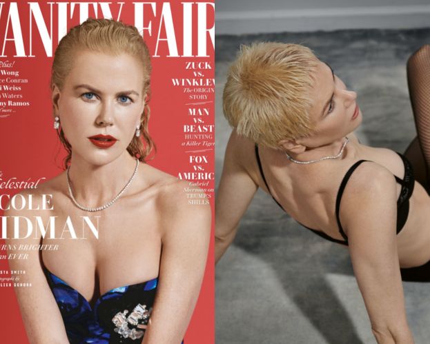 Odważna Nicole Kidman eksperymentuje z wizerunkiem na okładce "Vanity Fair"