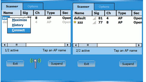 Skaner Wi-Fi dla Windows Mobile 1