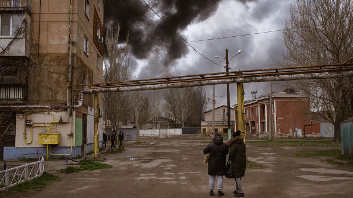 Mariupolem wstrząsnęła potężna eksplozja. Czy to atak sił okupanta? (zdjęcie ilustracyjne)