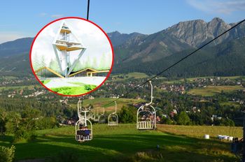 Wieża w kształcie oscypka i najdłuższa tyrolka w Europie. Co z inwestycją pod Tatrami?