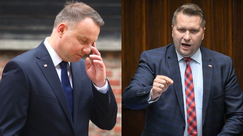 Andrzej Duda przestraszył się krytyki po słowach Przemysława Czarnka?