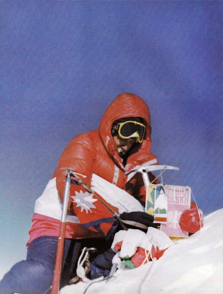 Andrzej Czok na Mount Everest fot. domena publiczna