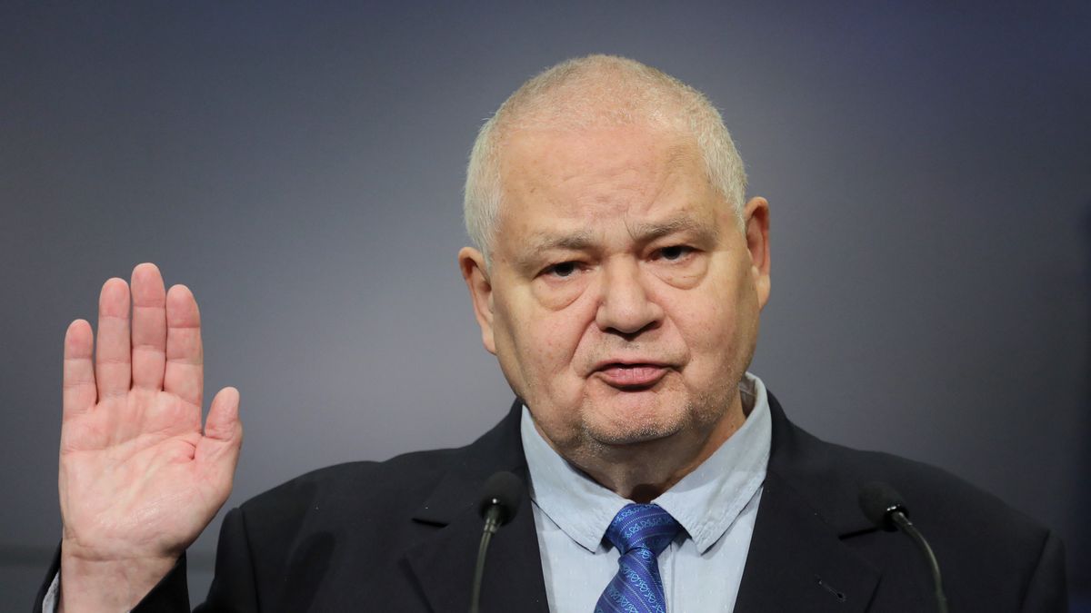 Warszawa, 05.01.2022. Prezes NBP Adam Glapiński podczas konferencji prasowej w siedzibie Narodowego Banku Polskiego w Warszawie, 5 bm. Konferencja była poświęcona ocenie bieżącej sytuacji ekonomicznej w Polsce. (sko/mr) PAP/Paweł Supernak